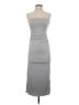 Unbranded Solid Gray Casual Dress Size S - photo 1
