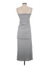 Unbranded Solid Gray Casual Dress Size S - photo 2