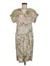 Max Mara Tropical Tan Green Casual Dress Size 6 - photo 1