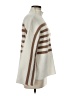Ann Taylor Stripes Ivory Poncho Size M - photo 4