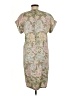 Max Mara Tropical Tan Green Casual Dress Size 6 - photo 2