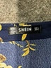 Shein 100% Polyester Floral Blue Short Sleeve Blouse Size L - photo 7