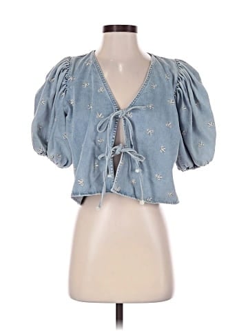 Miss Love Short Sleeve Blouse (view 1)
