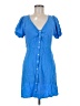 Madewell Blue Short Sleeve Top Size 8 - photo 1