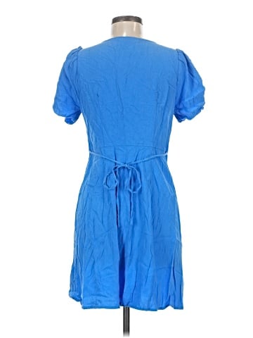Madewell V-Neck Button-Front Mini Dress (view 2)