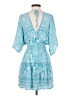 Lovestitch Paisley Blue Casual Dress Size S - photo 2