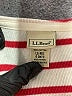 L.L.Bean 100% Cotton Stripes Red Pullover Sweater Size L - photo 7
