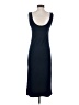 Aqua Solid Blue Casual Dress Size S - photo 2