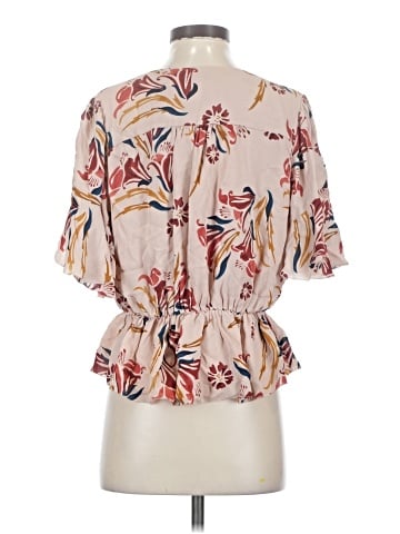 Joie Short Sleeve Silk Top (view 2)