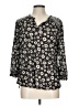 Style&Co Black 3/4 Sleeve Blouse Size L - photo 1