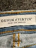 Denim of Virtue Hearts Blue Jeans Size 25 waist - photo 7