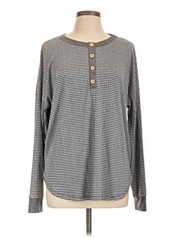 Staccato Long Sleeve Henley (view 1)