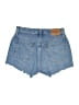 Levi's 100% Cotton Blue Denim Shorts Size 28 waist - photo 2