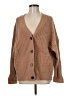 Parrish LA 100% Merino Tan Wool Cardigan Size M - photo 1