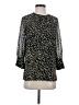 Reiss 100% Polyester Black 3/4 Sleeve Blouse Size 4 - photo 1