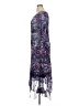 Komarov 100% Polyester Print Purple Casual Dress Size XL (4) - photo 5