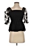 Umgee 100% Polyester Black 3/4 Sleeve Blouse Size S - photo 1
