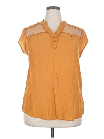 Perch by Blu Pepper Short Sleeve Blouse (view 1)