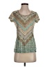 PrAna Paisley Teal Short Sleeve T-Shirt Size XS - photo 1