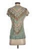 PrAna Paisley Teal Short Sleeve T-Shirt Size XS - photo 2