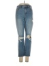 Old Navy Hearts Blue Jeans Size 4 - photo 1