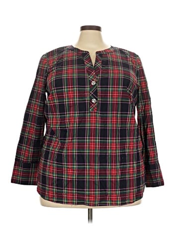 Talbots 3/4 Sleeve Blouse (view 1)