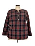 Talbots 100% Cotton Red 3/4 Sleeve Blouse Size 2X - photo 1