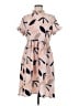 Downeast Print Tan Casual Dress Size M - photo 1