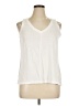 Caslon Ivory Sleeveless T-Shirt Size XL - photo 1