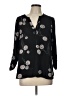 Daniel Rainn 100% Polyester Black 3/4 Sleeve Blouse Size L - photo 1