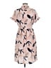 Downeast Print Tan Casual Dress Size M - photo 2