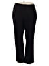 Worthington Solid Black Dress Pants Size 24W - photo 1