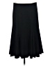 George Solid Black Formal Skirt Size 4 - photo 1