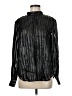 J.Crew Metallic Black Long Sleeve Blouse Size M - photo 1