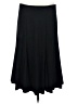 George Solid Black Formal Skirt Size 4 - photo 2