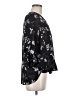 West Kei 100% Polyester Black 3/4 Sleeve Blouse Size M - photo 4