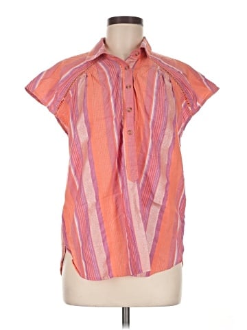 Pilcro Short Sleeve Blouse (view 1)