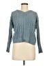 Jessica Simpson 100% Polyester Chevron-herringbone Teal Pullover Sweater Size M - photo 1