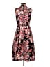 Jessica Howard 100% Polyester Floral Black Cocktail Dress Size 8 - photo 2