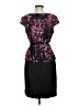 Connected Apparel 100% Polyester Paisley Black Cocktail Dress Size 8 - photo 2