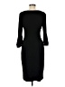 Connected Apparel Solid Black Cocktail Dress Size 6 - photo 2