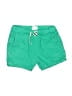 Crewcuts 100% Cotton Solid Green Board Shorts Size 4 - photo 1