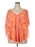 Cato 100% Polyester Orange 3/4 Sleeve Blouse Size 20W - photo 1