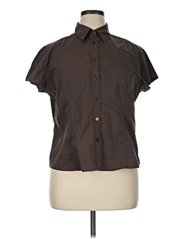 New York & Company Short Sleeve Blouse (view 1)