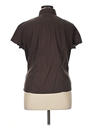 New York & Company Short Sleeve Blouse (view 2)