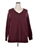 Karen Scott Burgundy Pullover Sweater Size 2X - photo 1