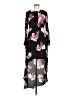 Venus Floral Black Casual Dress Size 6 - photo 1