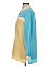 Draper's & Damon's 100% Polyester Color Block Yellow 3/4 Sleeve Blouse Size 16 - photo 5