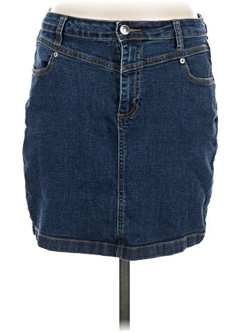 ModCloth Denim Skirt (view 1)