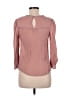 E&M Collection Pink Long Sleeve Blouse Size M - photo 2